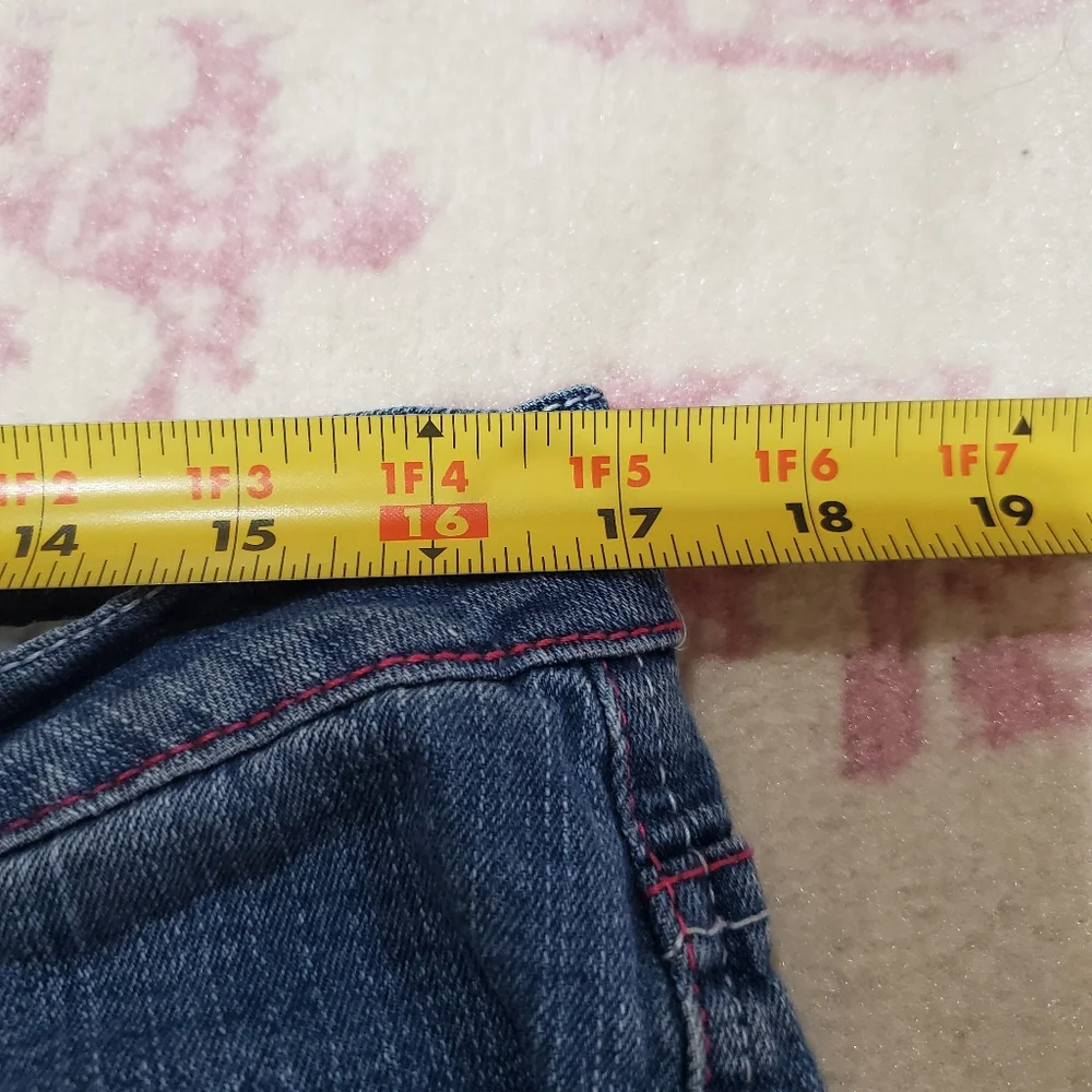 Vintage Violet and pink blue jeans